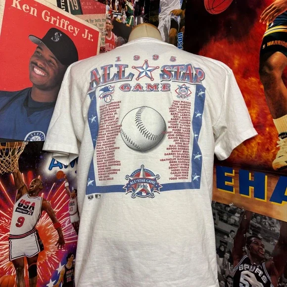 Vintage 1995 MLB All Star Game Texas Baseball Salem Sportswear Tee